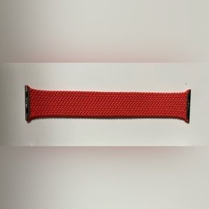 Apple Watch 44mm Electric Orange Braided Solo Loop size 8